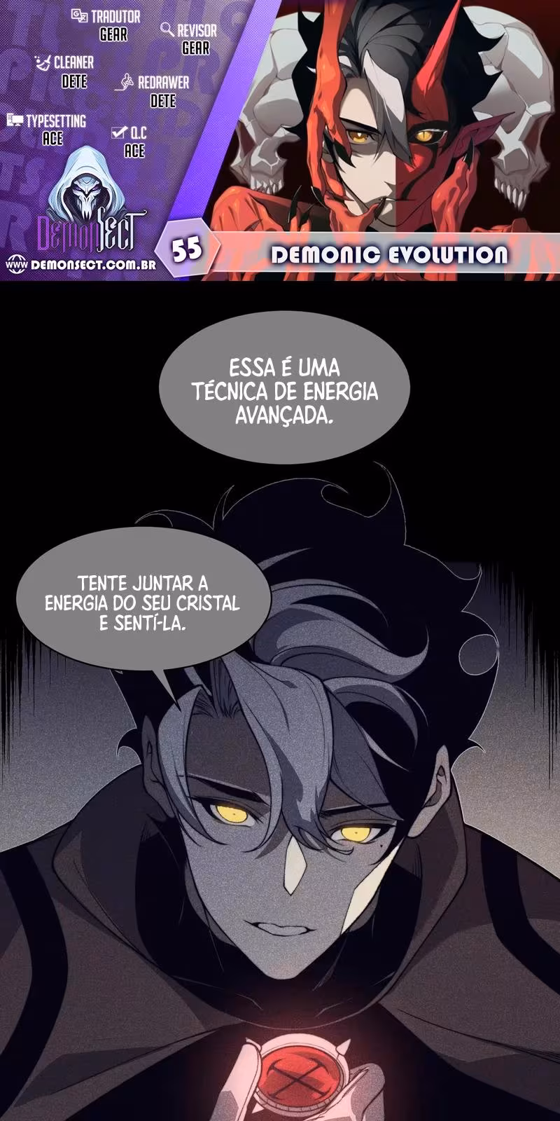 Página do Capítulo 55