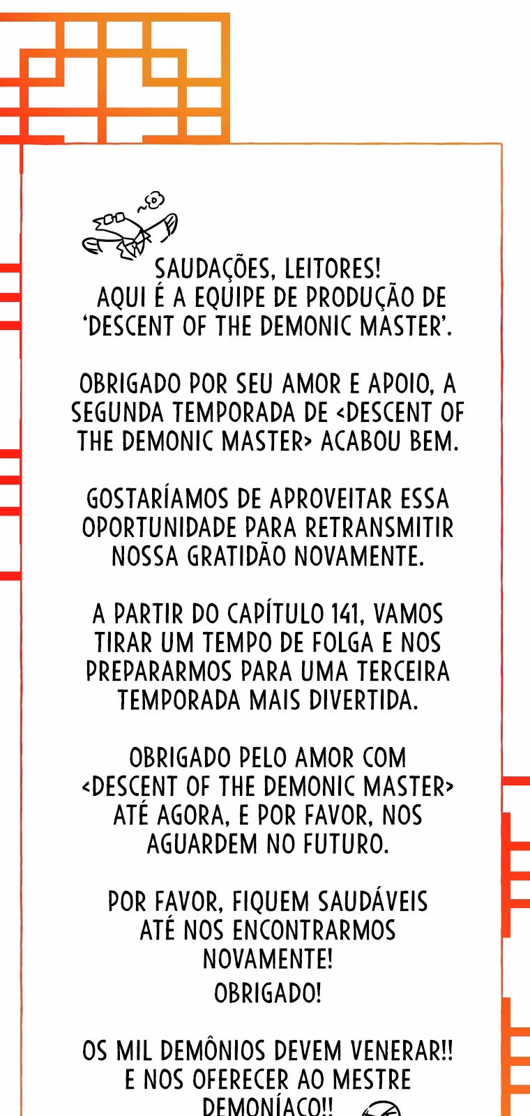 Página do Capítulo 141 S2 Fim