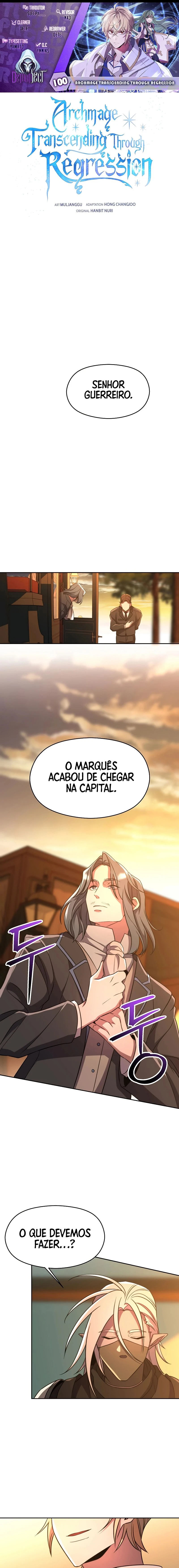 Página 1 - Arquimago Transcendido Pela Regressão Cap. 100