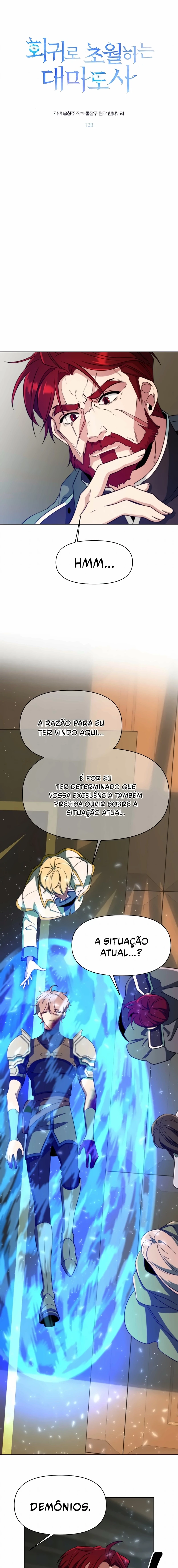Página 1 - Arquimago Transcendido Pela Regressão Cap. 123