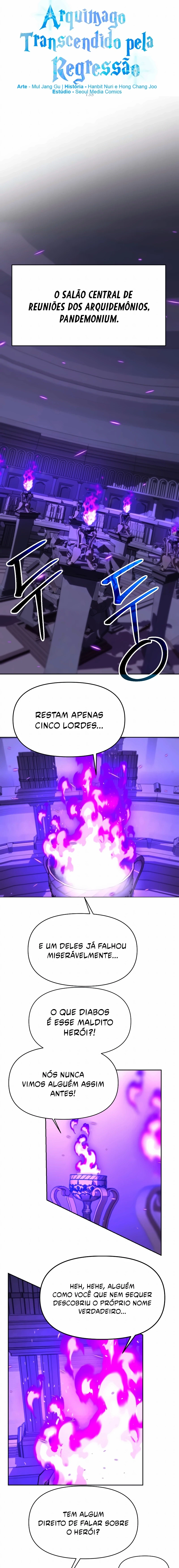 Página 1 - Arquimago Transcendido Pela Regressão Cap. 135