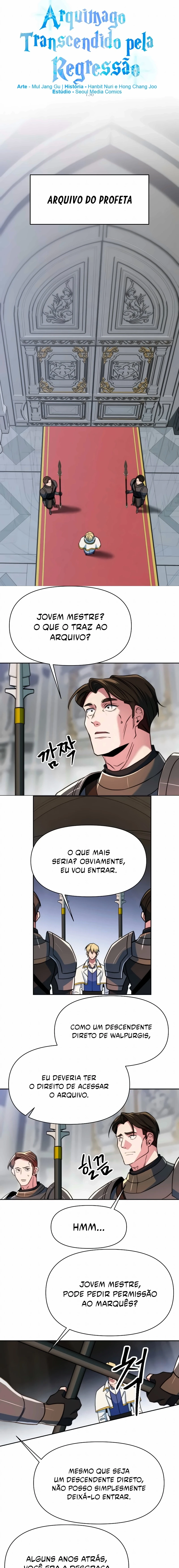 Página 1 - Arquimago Transcendido Pela Regressão Cap. 136