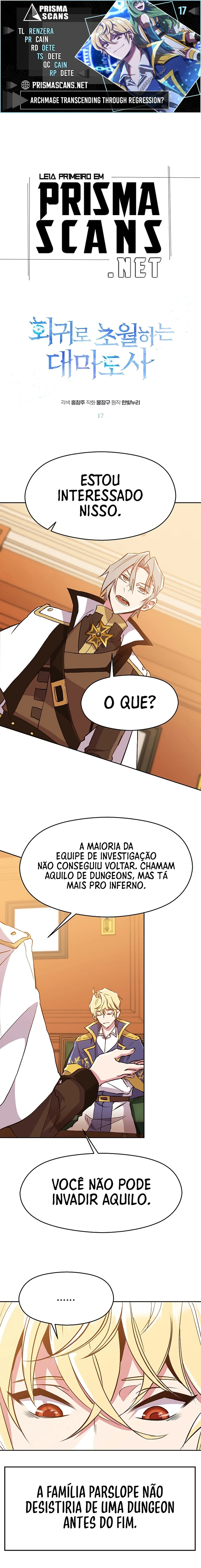 Página 1 - Arquimago Transcendido Pela Regressão Cap. 17