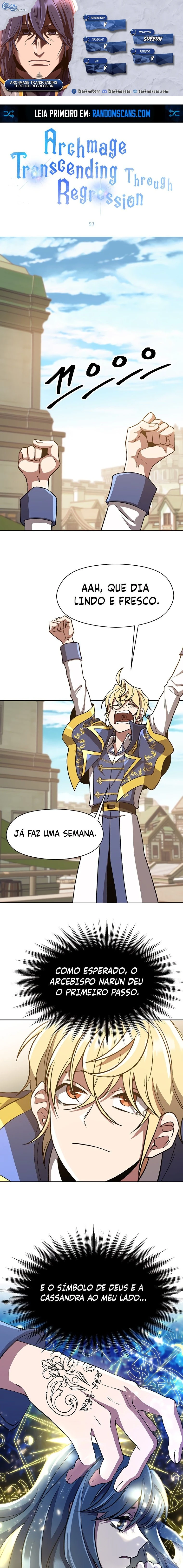 Página 1 - Arquimago Transcendido Pela Regressão Cap. 53