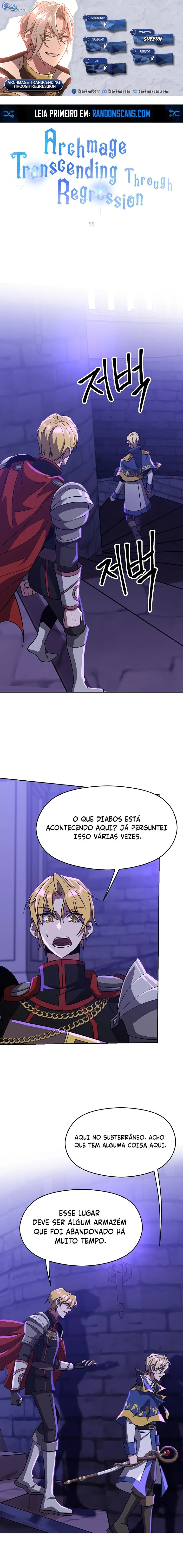 Página 1 - Arquimago Transcendido Pela Regressão Cap. 55