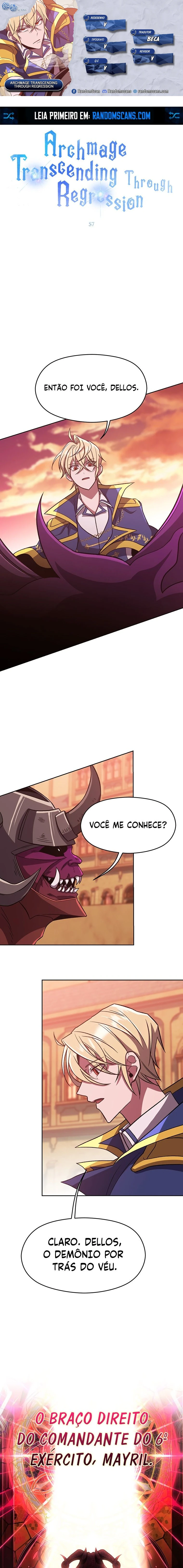 Página 1 - Arquimago Transcendido Pela Regressão Cap. 57