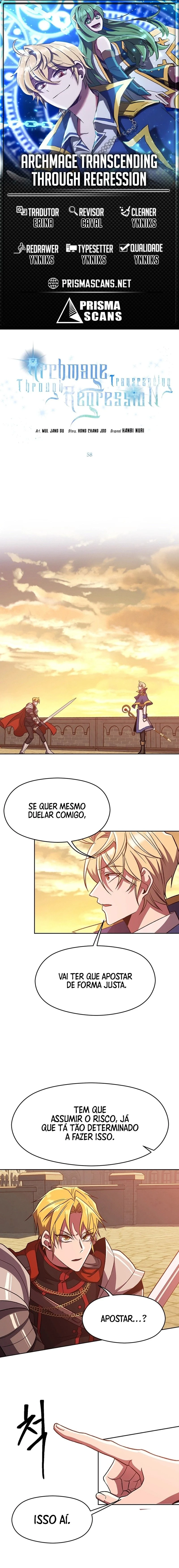 Página 1 - Arquimago Transcendido Pela Regressão Cap. 58