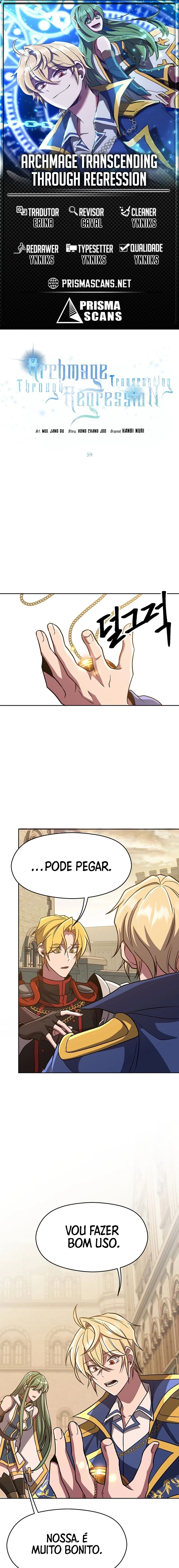 Página 1 - Arquimago Transcendido Pela Regressão Cap. 59