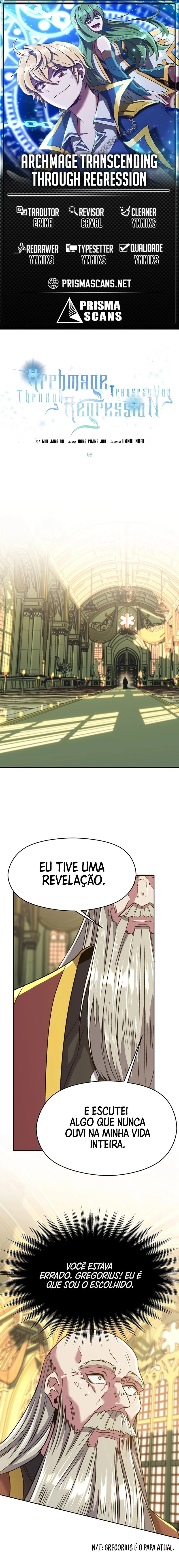 Página 1 - Arquimago Transcendido Pela Regressão Cap. 68