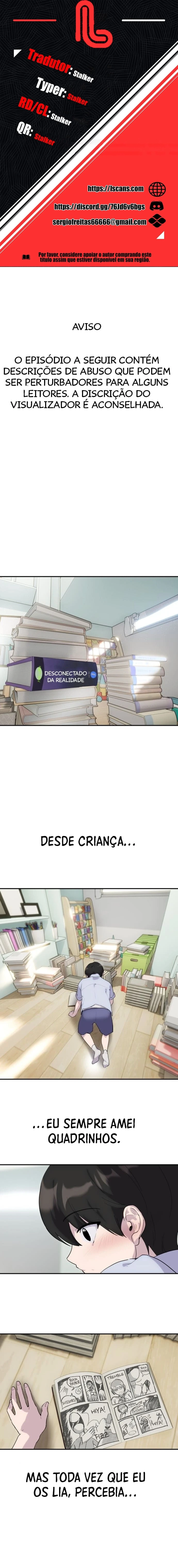 Página 1 - Fiquei Mais Apelão Que o Herói, Então Escondi o Meu Poder Cap. 01