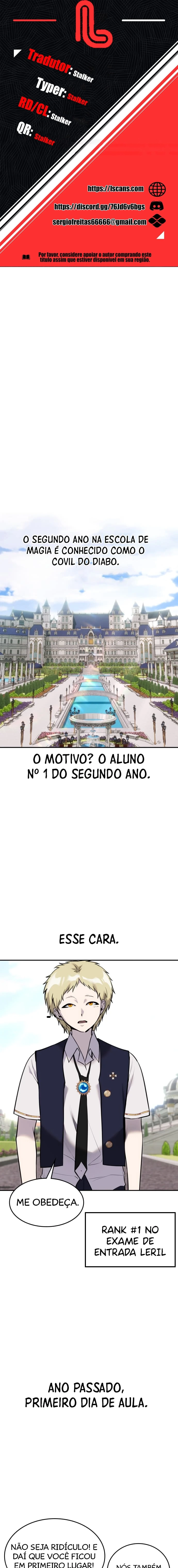 Página 1 - Fiquei Mais Apelão Que o Herói, Então Escondi o Meu Poder Cap. 10