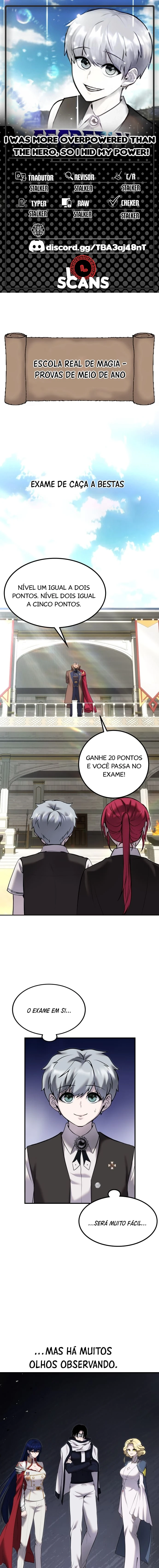 Página 1 - Fiquei Mais Apelão Que o Herói, Então Escondi o Meu Poder Cap. 15