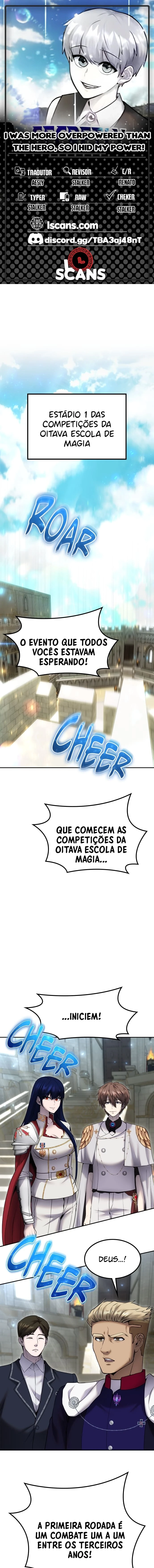 Página 1 - Fiquei Mais Apelão Que o Herói, Então Escondi o Meu Poder Cap. 27