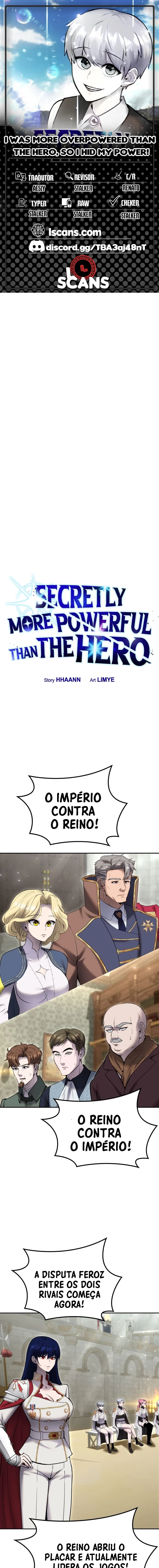 Página 1 - Fiquei Mais Apelão Que o Herói, Então Escondi o Meu Poder Cap. 28