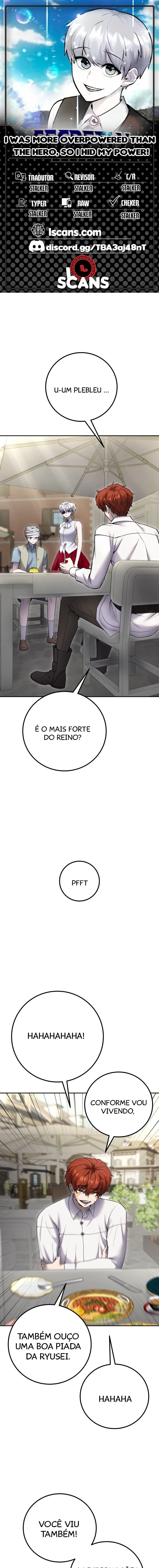 Página 1 - Fiquei Mais Apelão Que o Herói, Então Escondi o Meu Poder Cap. 43