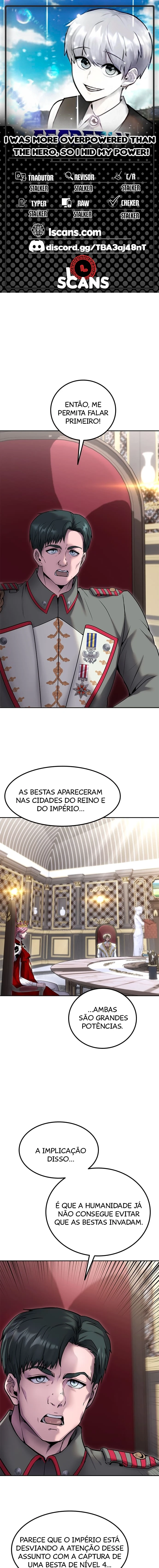 Página 1 - Fiquei Mais Apelão Que o Herói, Então Escondi o Meu Poder Cap. 44