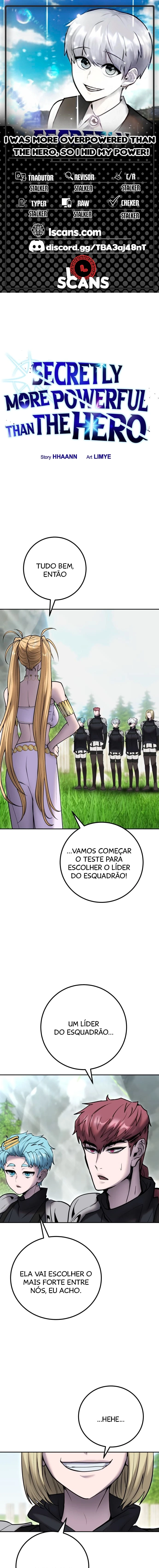 Página 1 - Fiquei Mais Apelão Que o Herói, Então Escondi o Meu Poder Cap. 47