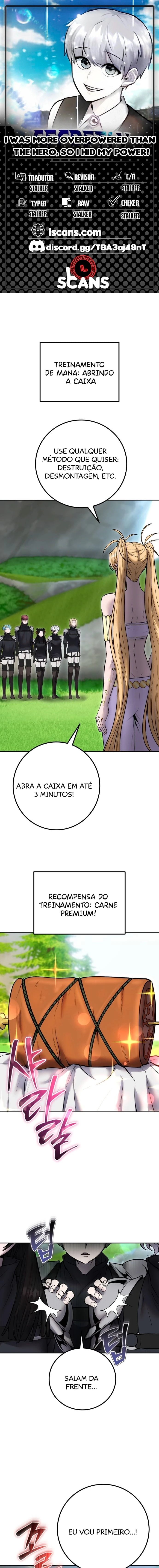Página 1 - Fiquei Mais Apelão Que o Herói, Então Escondi o Meu Poder Cap. 52