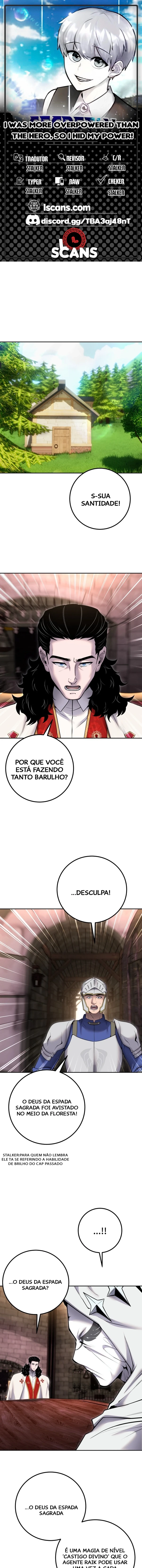Página 1 - Fiquei Mais Apelão Que o Herói, Então Escondi o Meu Poder Cap. 63