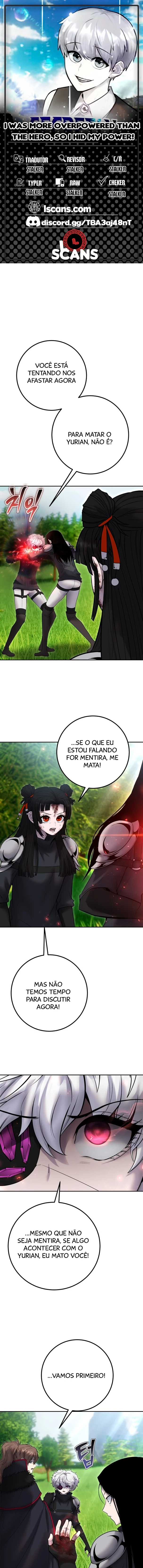 Página 1 - Fiquei Mais Apelão Que o Herói, Então Escondi o Meu Poder Cap. 66