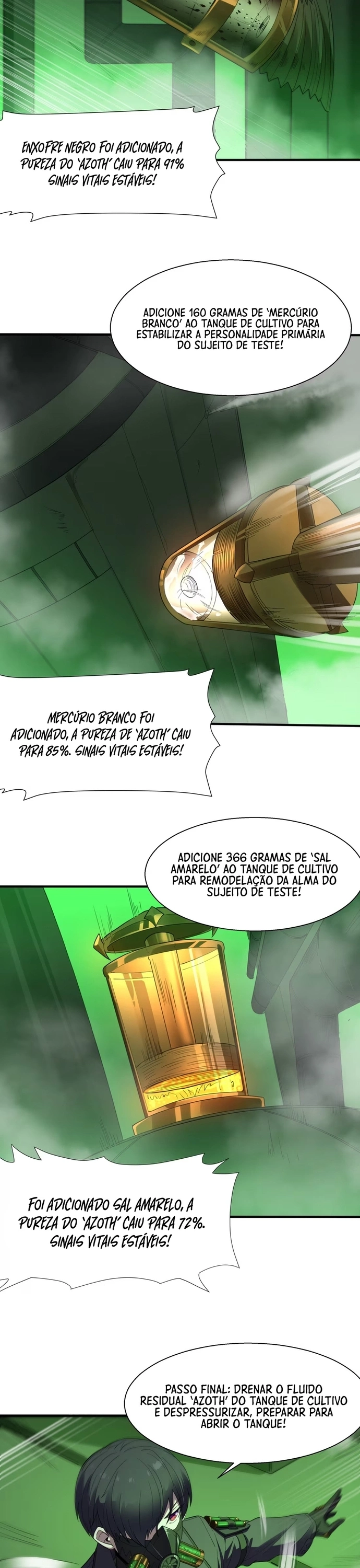 Página 8 - O Alquimista Maligno Não Consegue Lidar com Seu Próprio Experimento Cap. 01