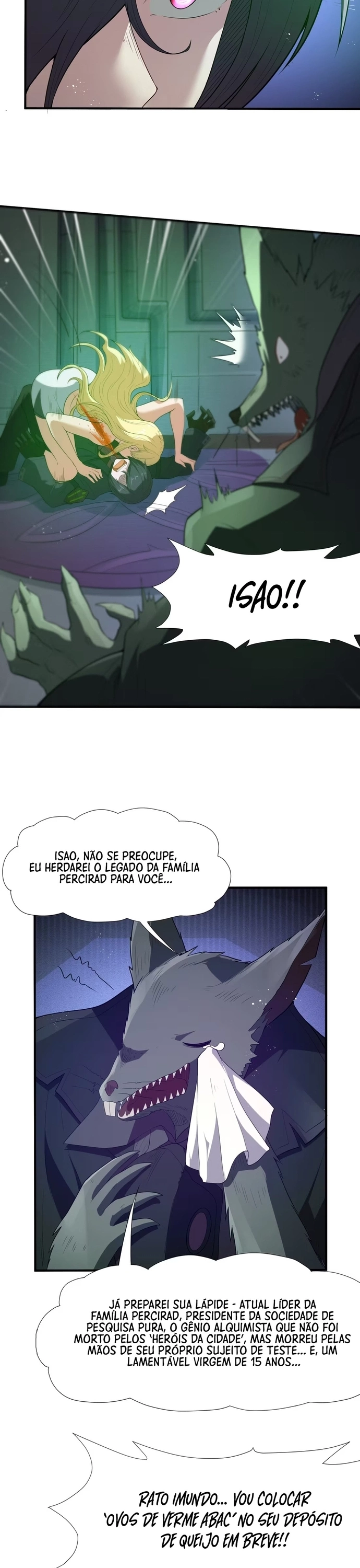 Página 18 - O Alquimista Maligno Não Consegue Lidar com Seu Próprio Experimento Cap. 01