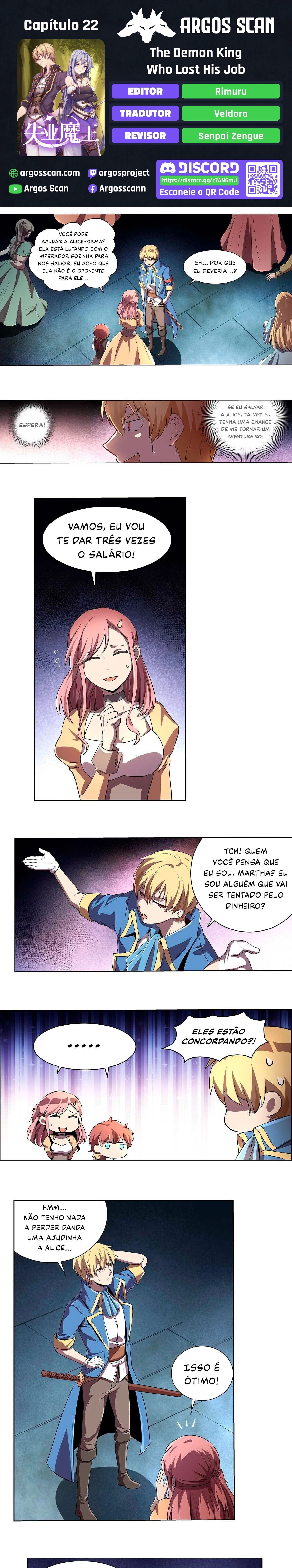 Página 1 - O rei demônio que perdeu o emprego Cap. 22