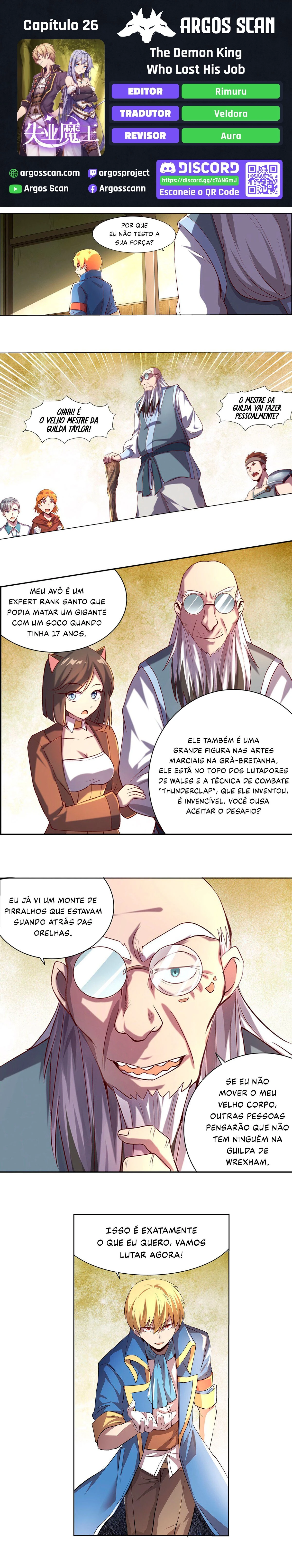 Página 1 - O rei demônio que perdeu o emprego Cap. 26