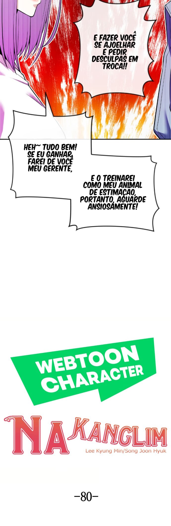 Página 21 - Personagem de Webtoon: Na Kang Lim Cap. 80