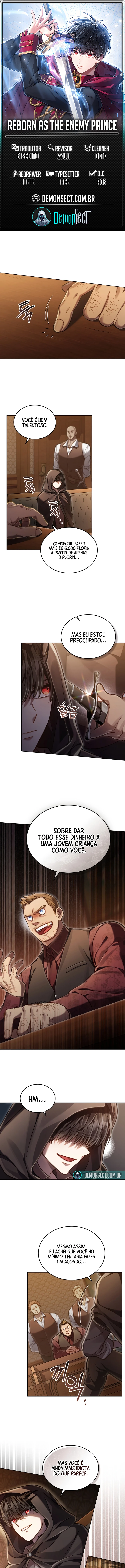 Página 1 - Renascido como o Príncipe Inimigo Cap. 22