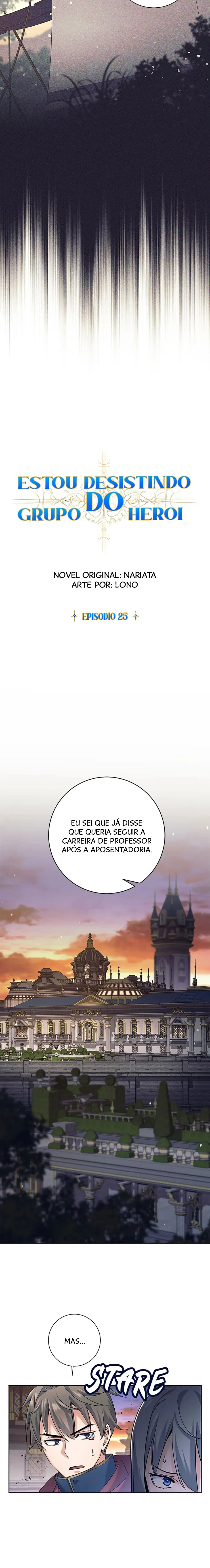 Página 13 - Estou Desistindo do Grupo do herói Cap. 25